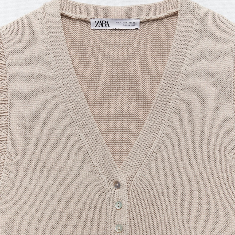 NWT Zara Long Knit Dress - Picture 5 of 11